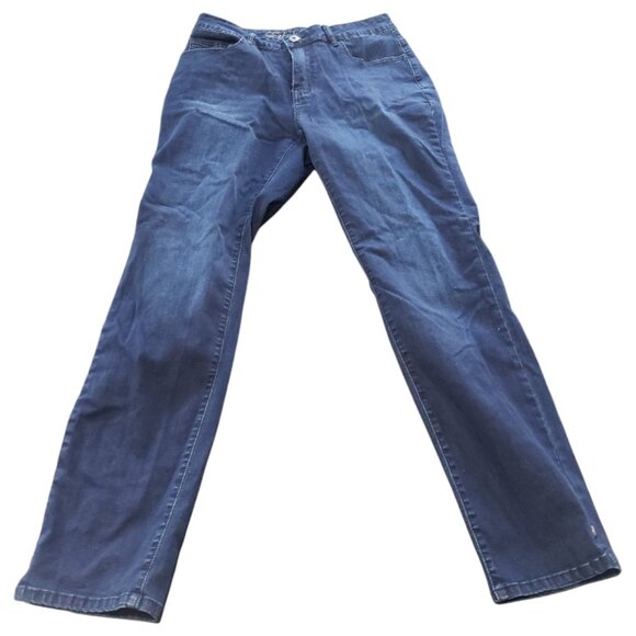 Ct1486 Ethyl Blue Denim Straight Leg Jean 8 - Picture 1 of 7